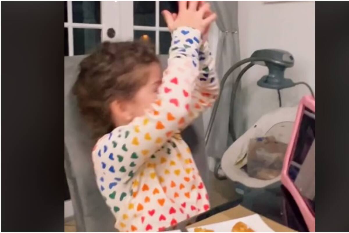 Una pequeña se vuelve viral tras exigir en su visita a sus familiares que hablaran español