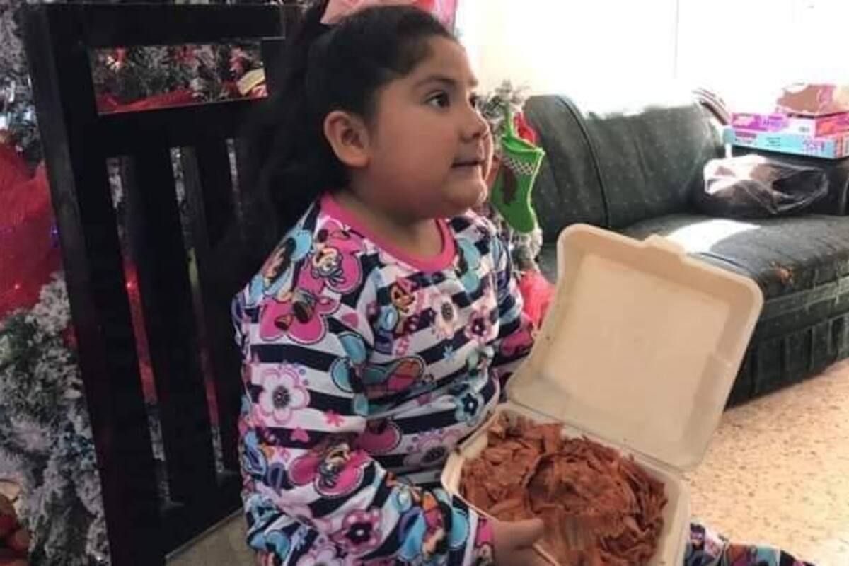 Niña le pide tacos al pastor a los Reyes Magos