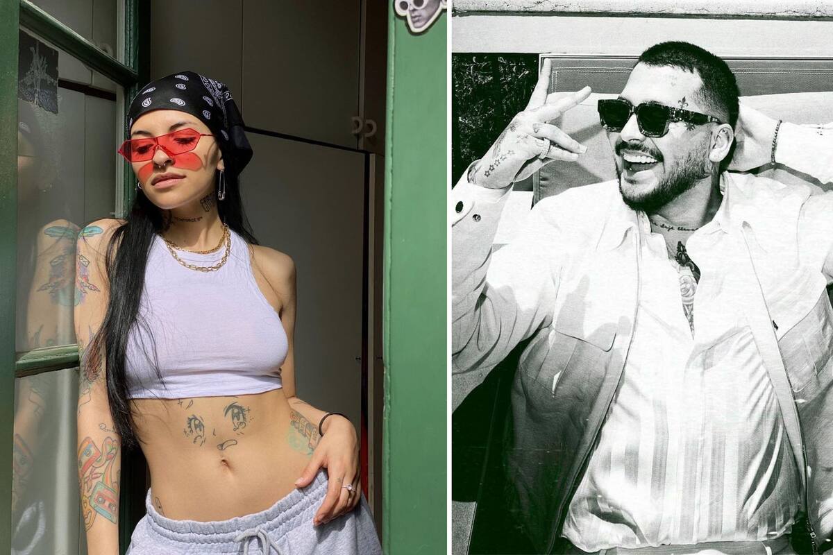 Christian Nodal es captado caminando de la mano de la cantante Cazzu