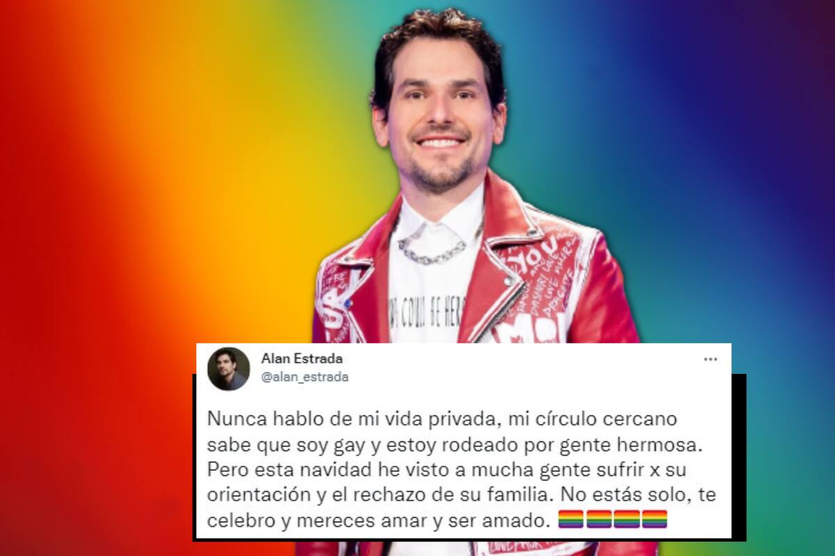 Alan Estrada confiesa que es gay y apoya a la comunidad LGBT: "No estás solo"