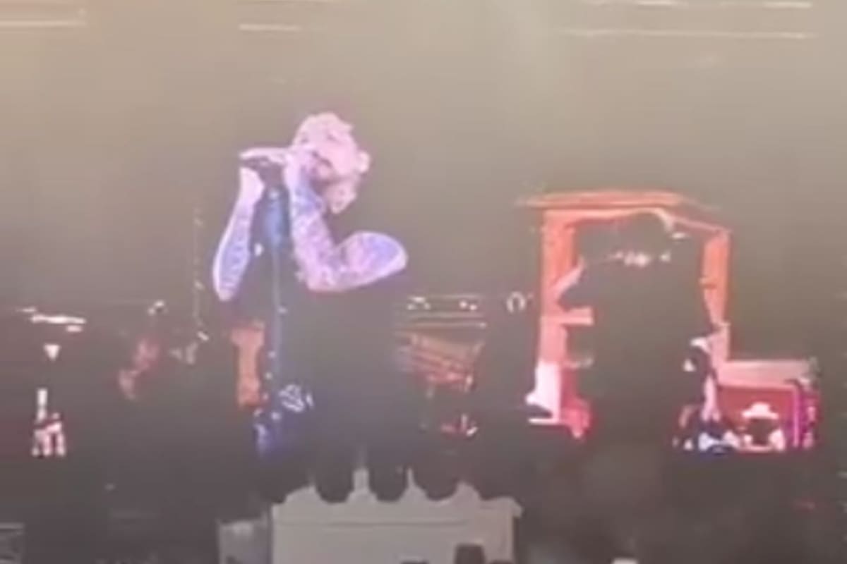 Christian Nodal insinúa deslealtad familiar durante concierto en Querétaro: “La sangre misma puede fallarte”