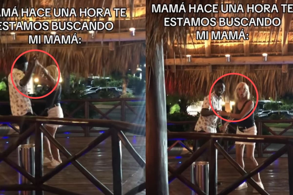 “La mamá solo quería divertirse”: Jóvenes pierden a su madre durante las vacaciones y la descubren bailando con un extraño en un restaurante