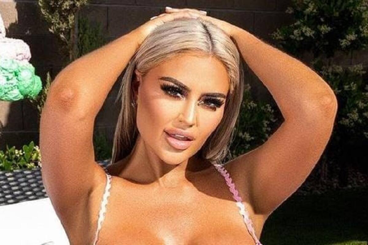 Danii Banks luce sus marcadas curvas con su ropa interior de encaje