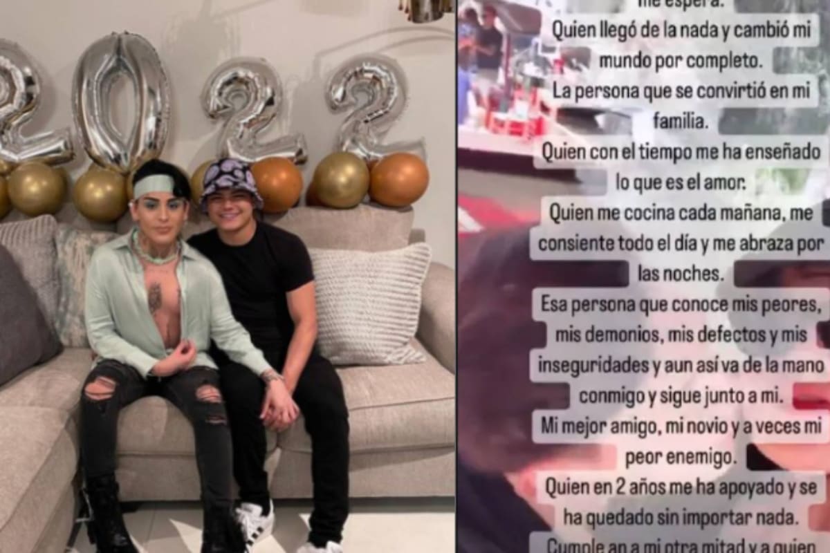 Kunno festeja el cumpleaños de su novio en Xochimilco y se liga a otro joven