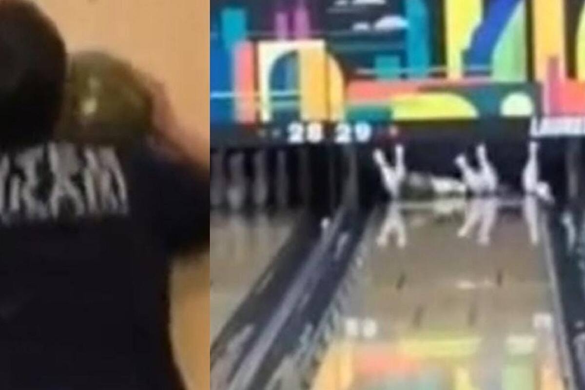 VIDEO VIRAL: Joven logra hacer una chuza tirando acostado