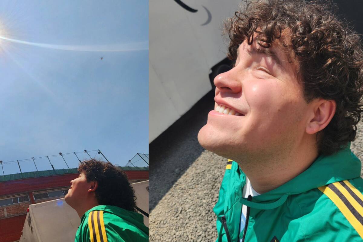 “Ojitos de huevo” bromea con el eclipse: “Yo puedo verlo directamente”