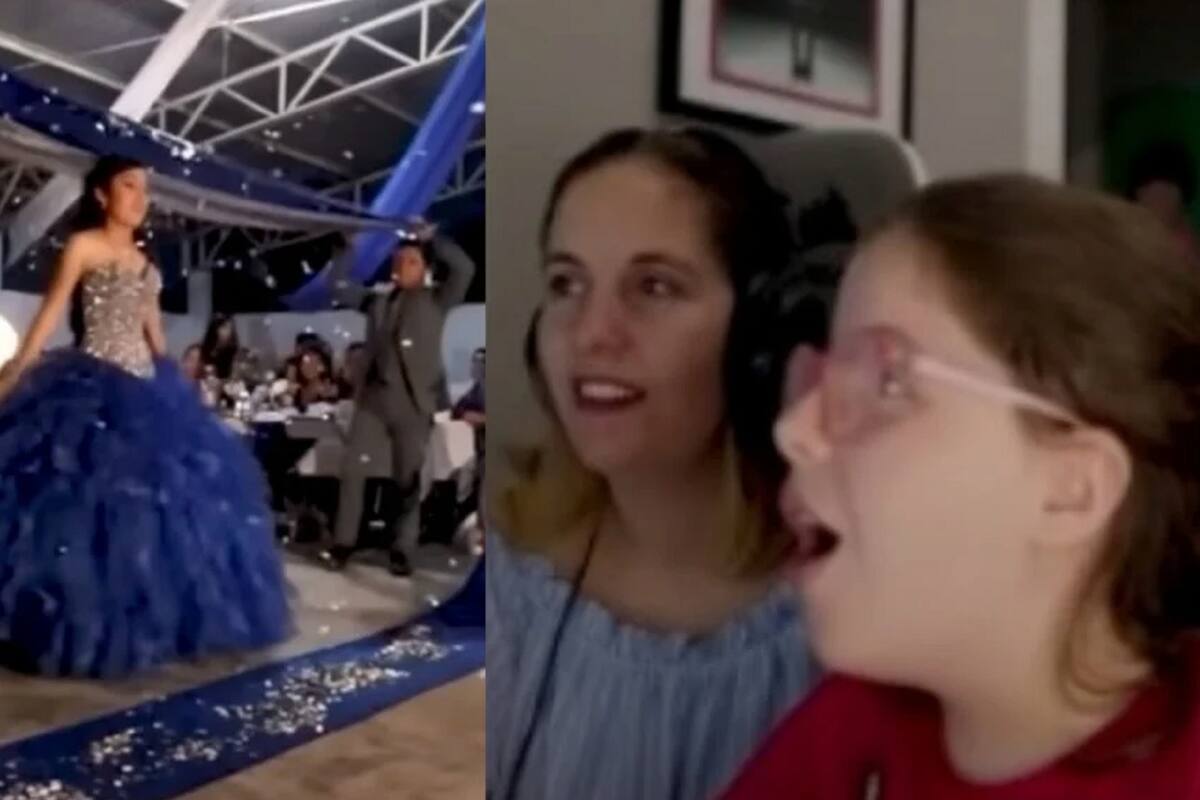 Niña española descubre cómo se celebran las fiestas de XV años en México y quiere una igual