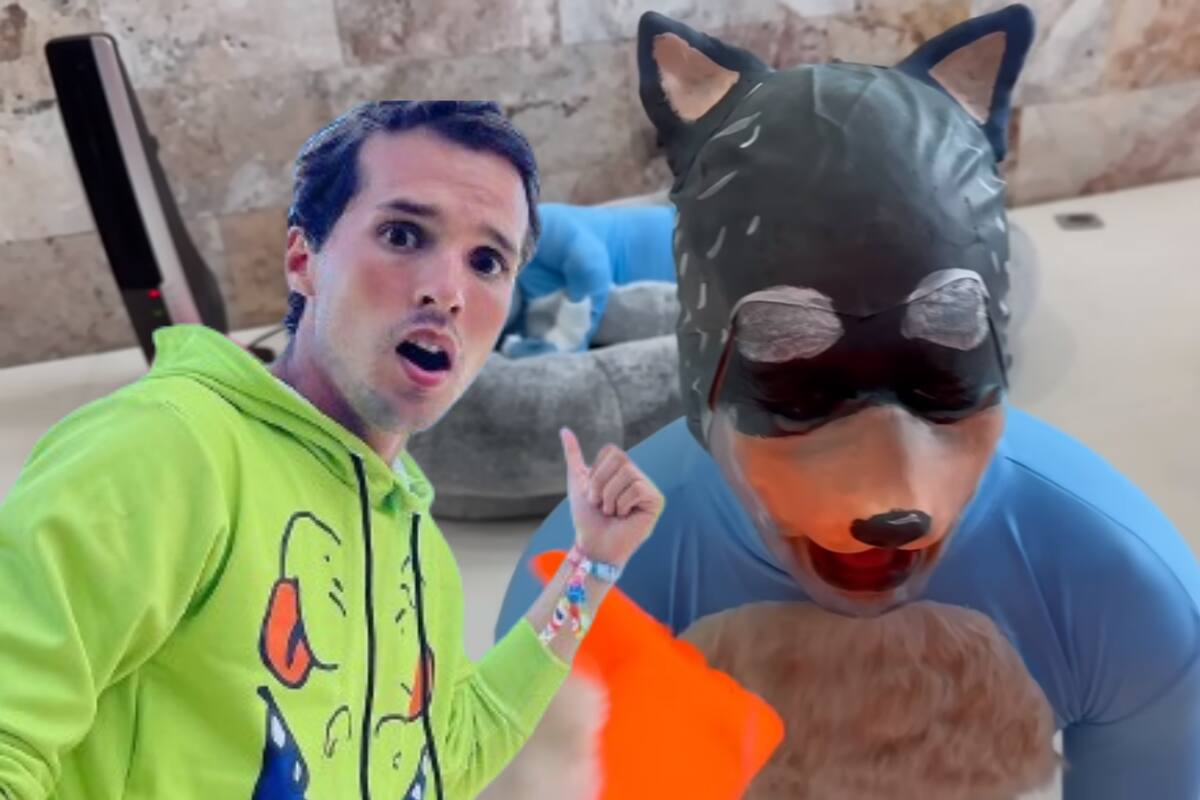 Memo Aponte genera polémica con inquietante video disfrazado de ‘Bluey’