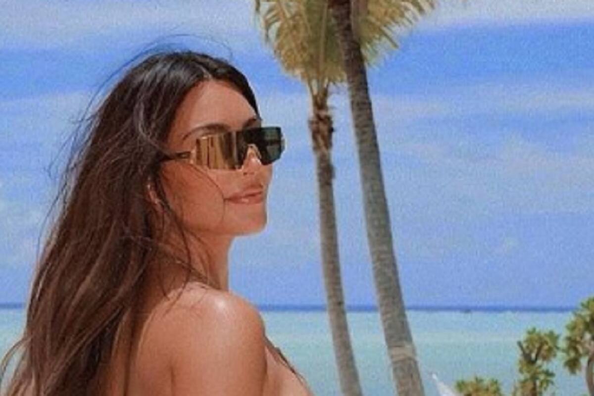 Kim Kardashian derrite a sus fans con tremenda fotografía a espaldas