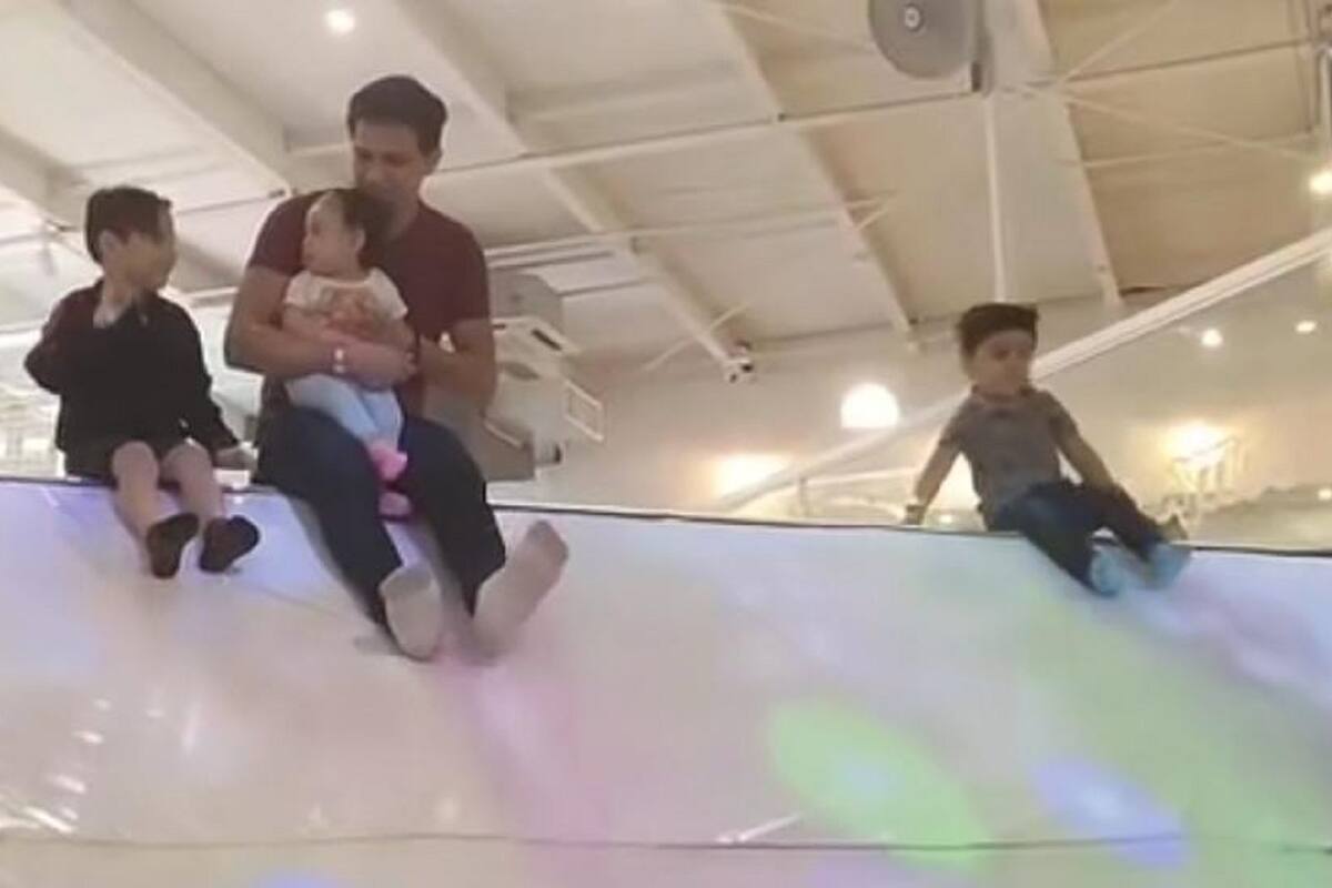 TikTok: Papá confunde a su hijo con otro niño en la resbaladilla
