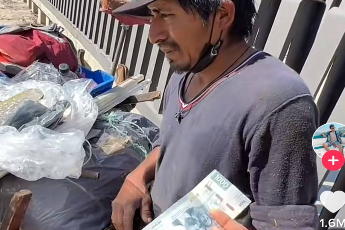 VIRAL: Joven influencer le da su “regalo de Navidad” a hombre de escasos recursos