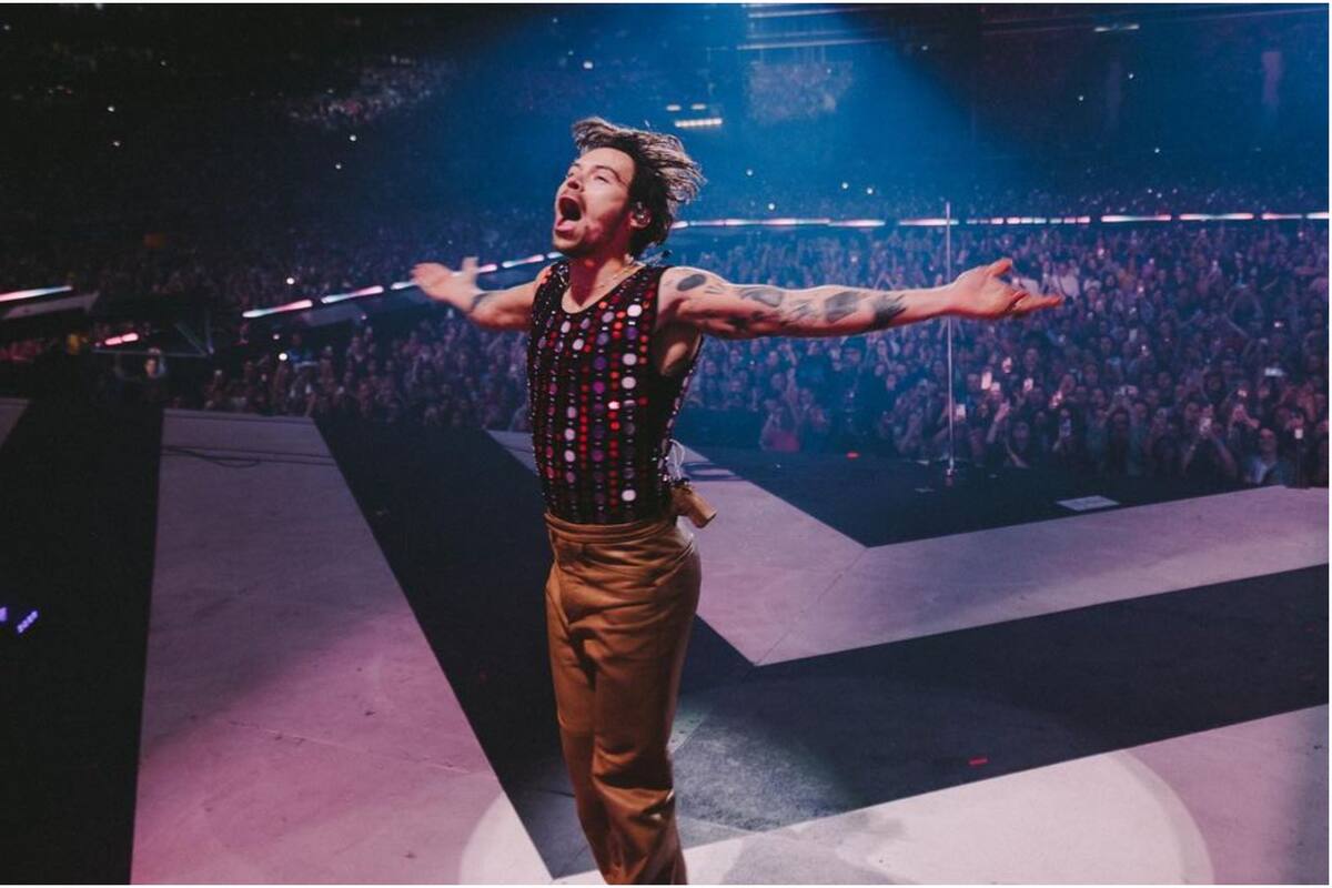 Nuevamente golpean a Harry Styles con un objeto durante su concierto en Viena