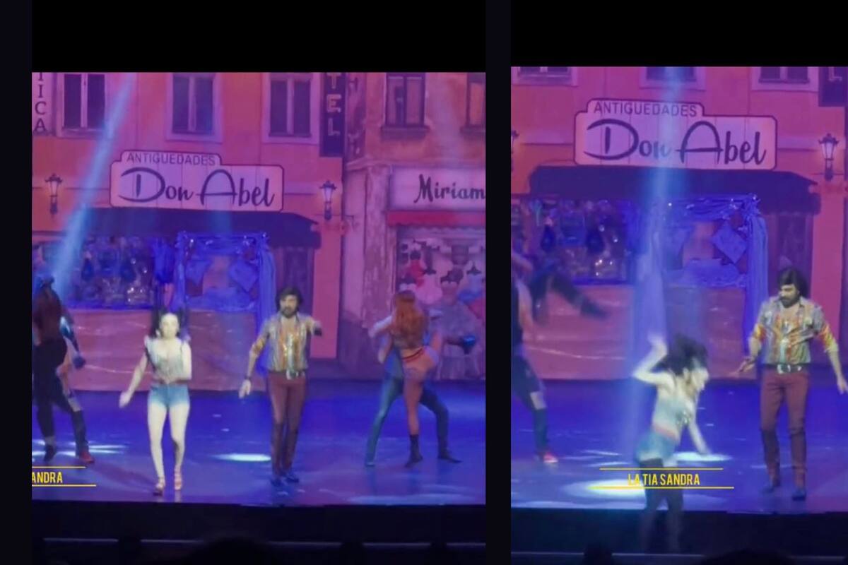 Violeta Isfel sale volando del escenario en pleno show de 'Lagunilla mi Barrio'