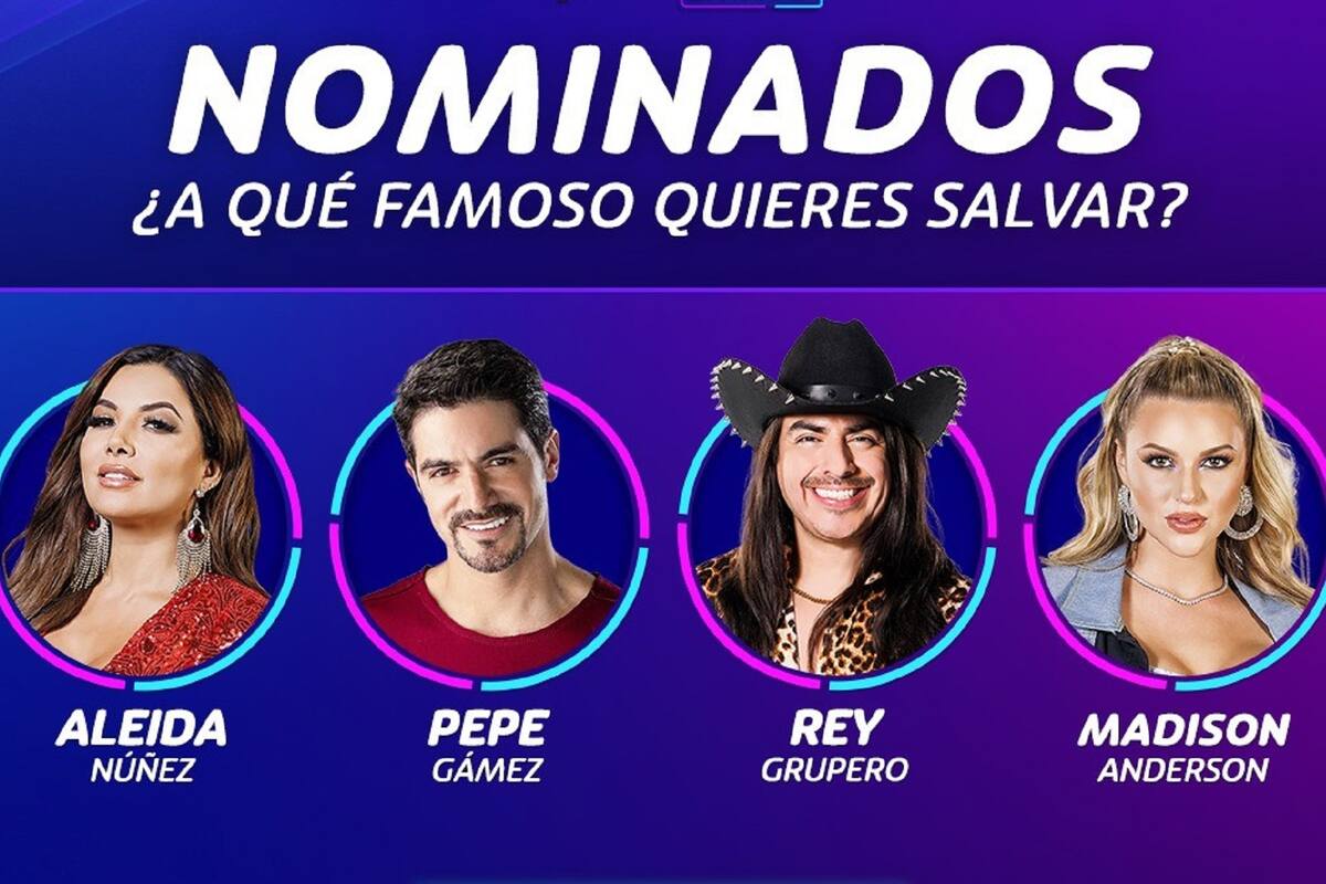 "La Casa de los Famosos": Aleida Núñez, Rey Grupero, Pepe Gámez y Madison Anderson son nominados