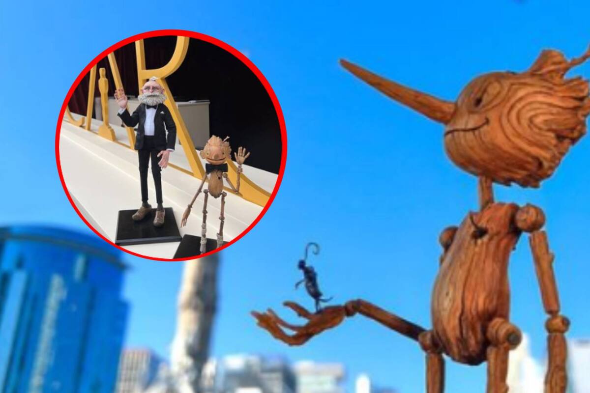 "Pinocchio" y "Geppetto" se encuentran listos desde la alfombra de los "Premios Óscar"
