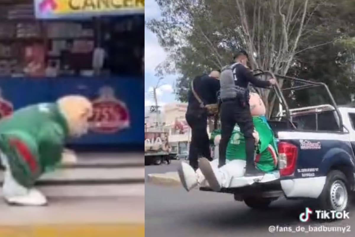 ¡Se lo llevaron los municipales! "Arrestan" al Doctor Simi tras hacer atrevido baile en la vía pública