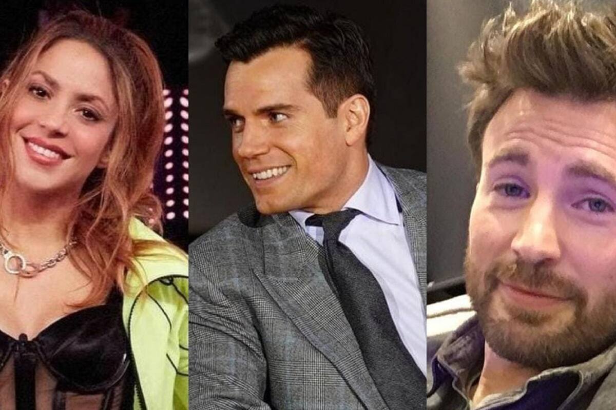Shakira comenzó a seguir en Instagram a Chris Evans y Henry Cavill