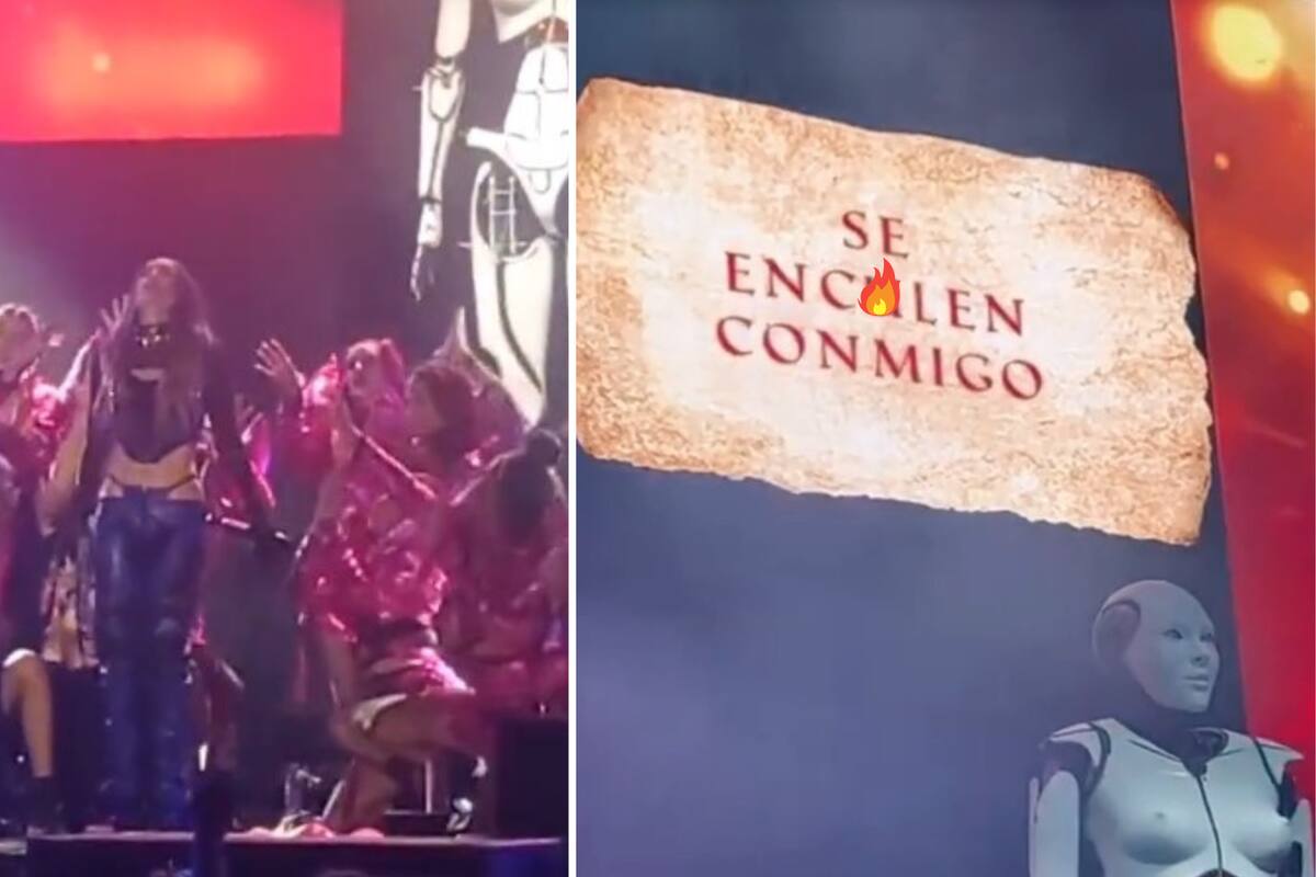 Belinda usa oración durante concierto en las Fiestas de Octubre: "Patrona de los enc*lados"