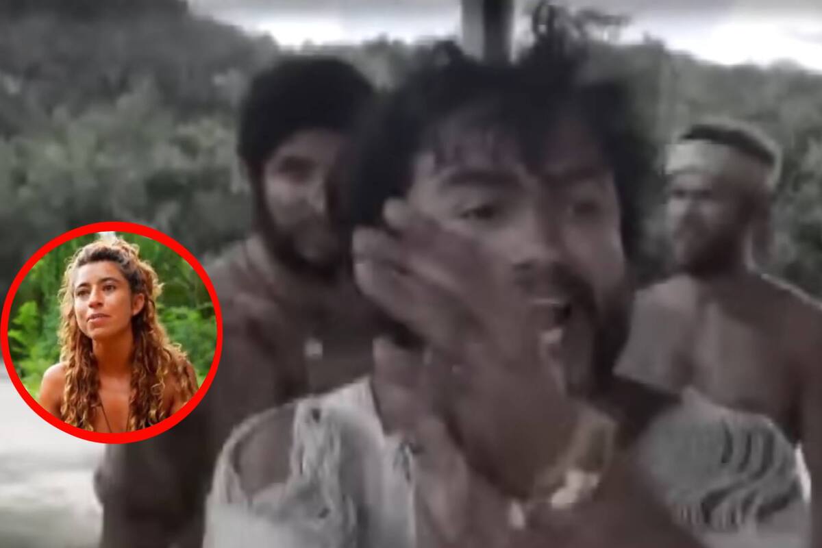 Gabo Cuevas insulta, le levanta la mano y le grita a Catalina Blanco en "Survivor México"