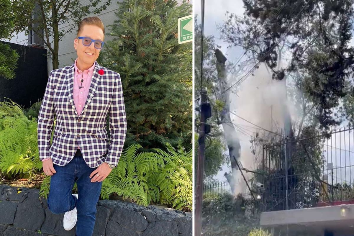 Se incendia casa donde Daniel Bisogno vive con su joven novio en la CDMX