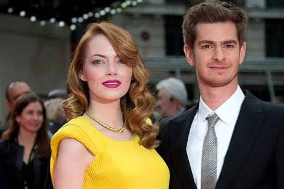 Emma Stone y Andrew Garfield protagonizan tierno reencuentro durante la premiere de "Poor Things"