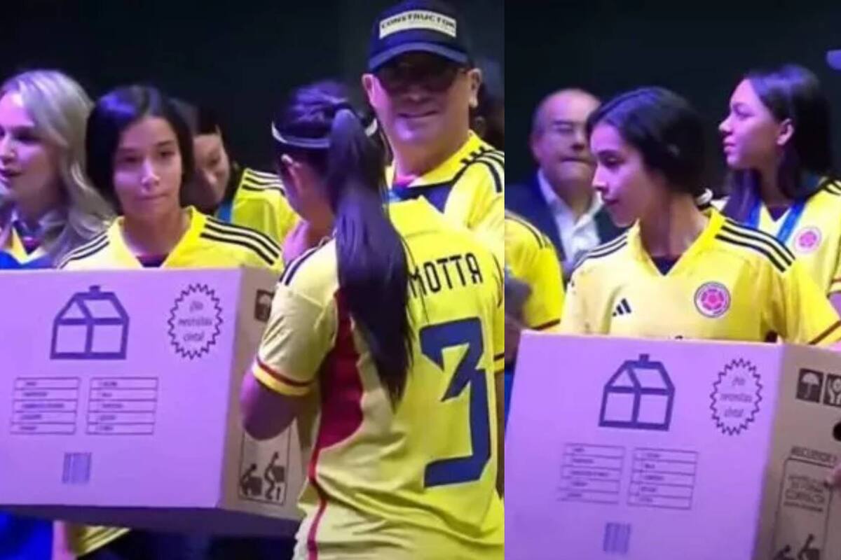 Selección Colombia sub-17 recibe polémico obsequio: ¿una caja con ollas?