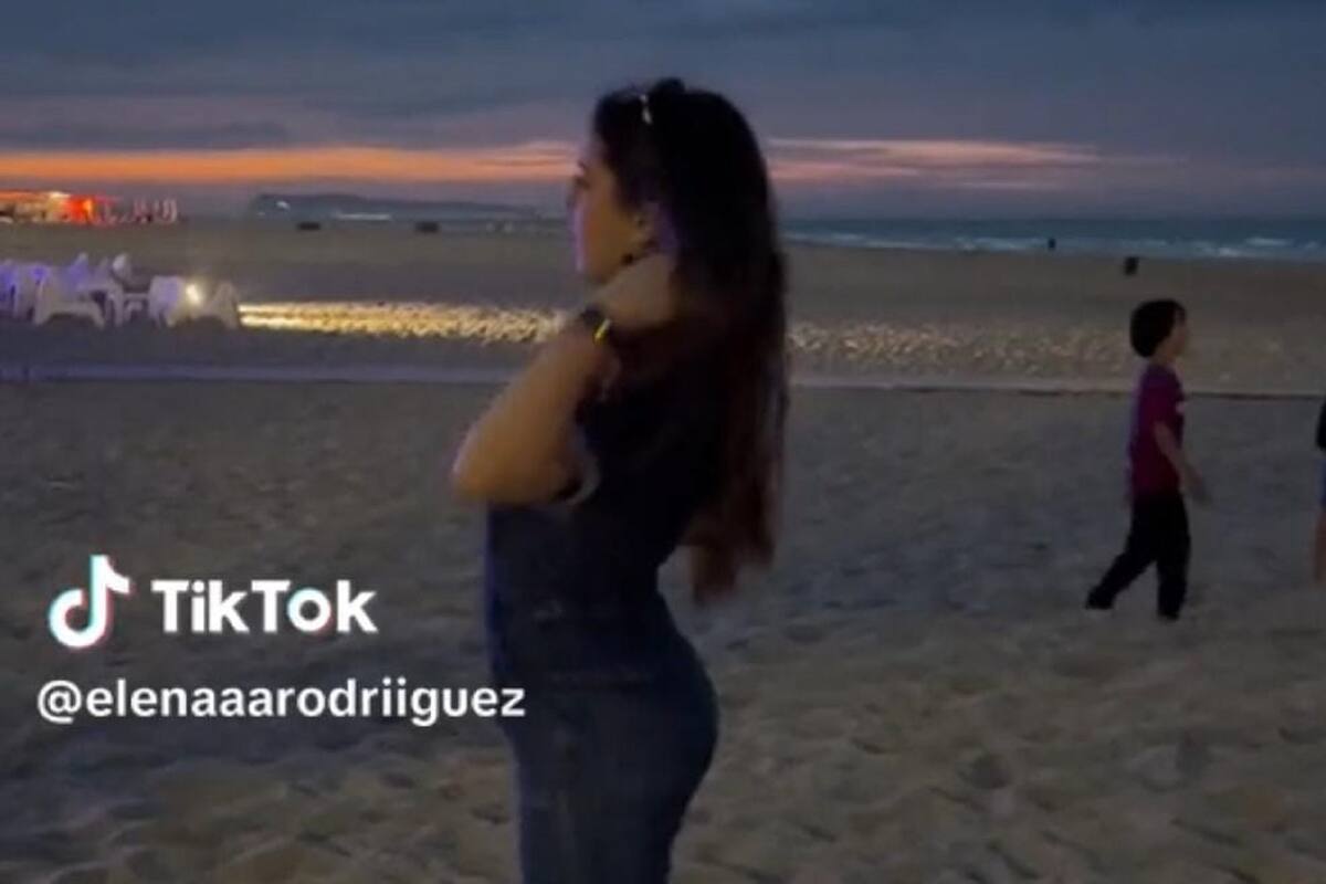 Joven recibe pelotazo en la cabeza mientras posaba en la playa