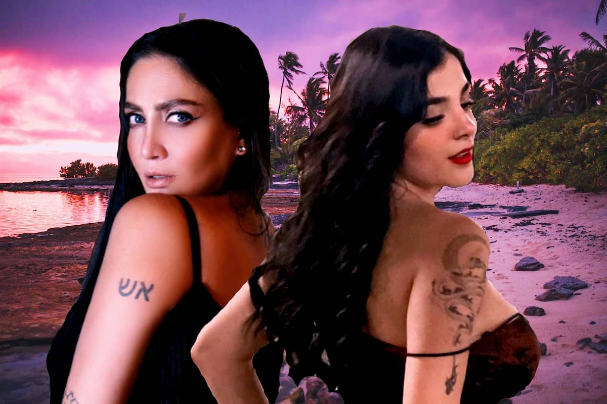 Karely Ruiz posa en bikini rojo junto a Celia Lora y sus seguidores enloquecieron al ver tanta piel