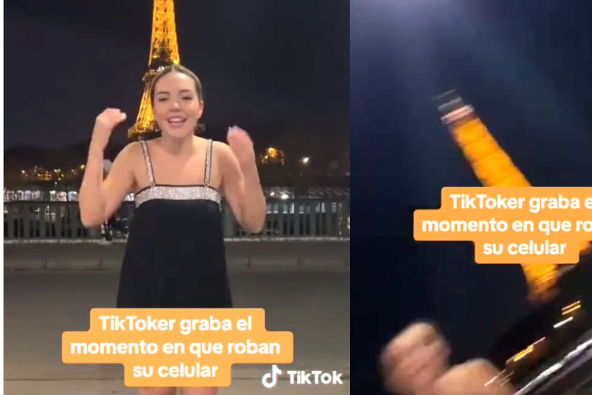 VIRAL: joven intenta tomarse fotos sola en París, ¡y le roban el celular!