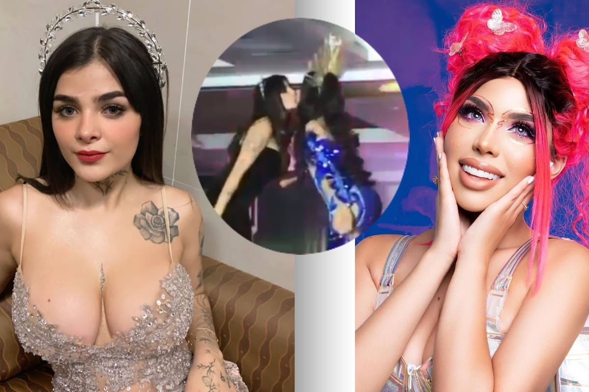 Yeri Mua y Karely Ruiz se besaron durante pasarela de modas