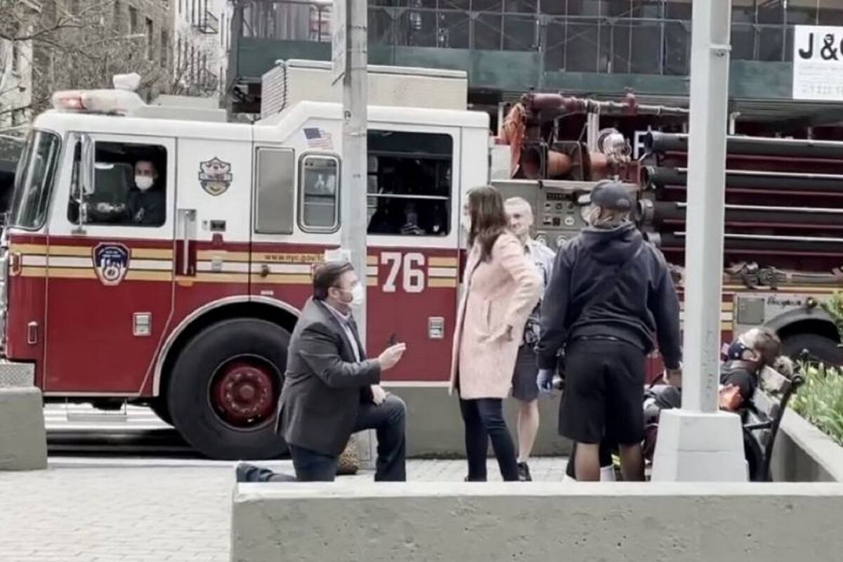 VIDEO VIRAL: Hombre crea una emergencia falsa para proponerle matrimonio a su pareja