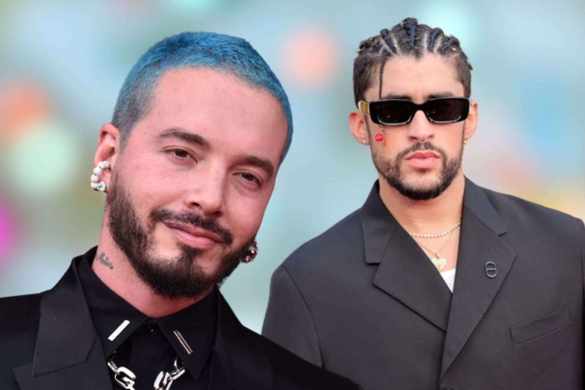J Balvin reacciona a la mención de Bad Bunny en su nueva canción