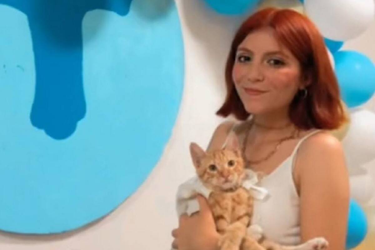 VIDEO VIRAL: Joven causa sensación en TikTok al hacerle fiesta de bautizo a su gato