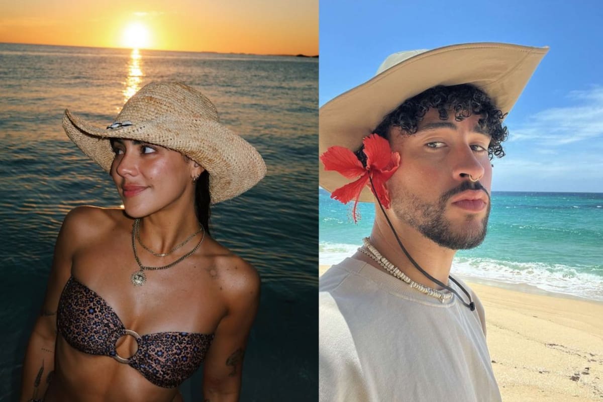 Revelan nuevas imágenes de Bad Bunny y Gabriela Berlingeri juntos en playas de Sydney que reavivan especulaciones amorosas