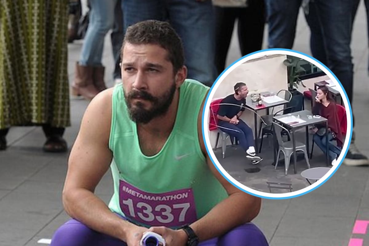Shia LaBeouf discute con una mujer en plena calle de Roma (VIDEO)