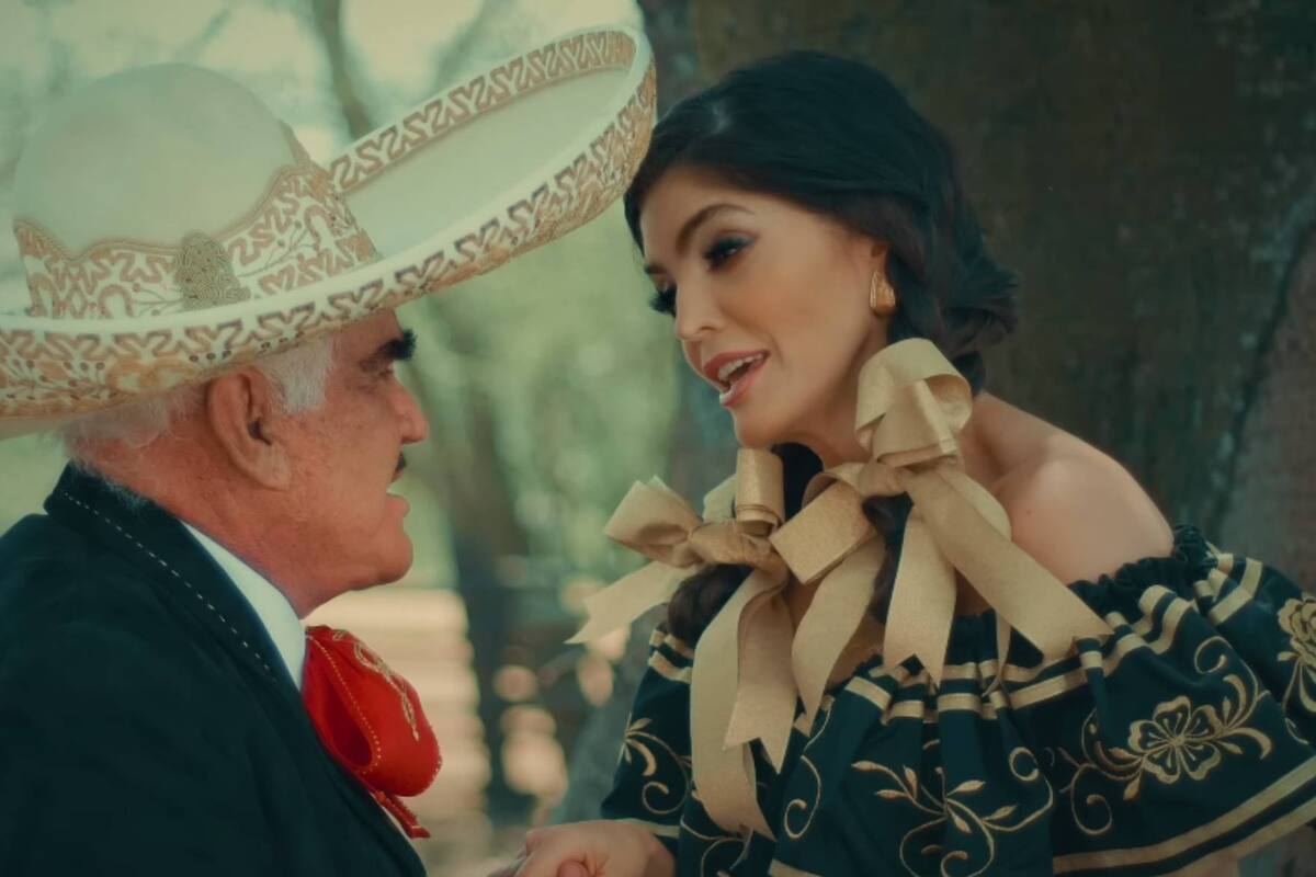 Ana Bárbara estrena video musical junto a Vicente Fernández