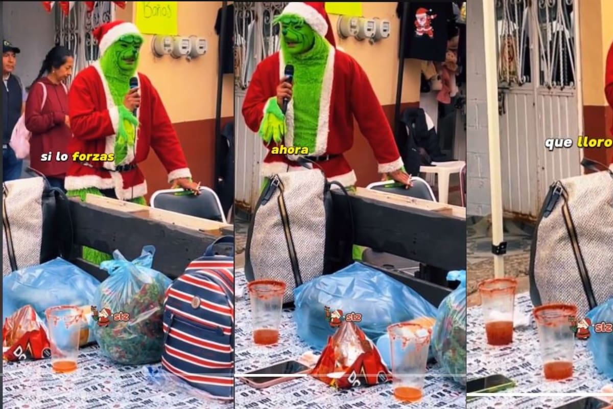 El Grinch se roba el show en redes sociales tras cantar ‘Que lloro’ de Sin Bandera