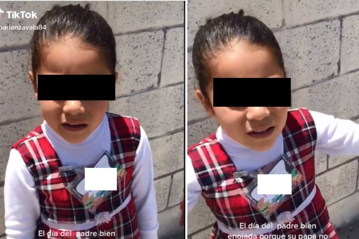 Niña se enoja con su papá porque no acude al festejo del Día del Padre por estar trabajando