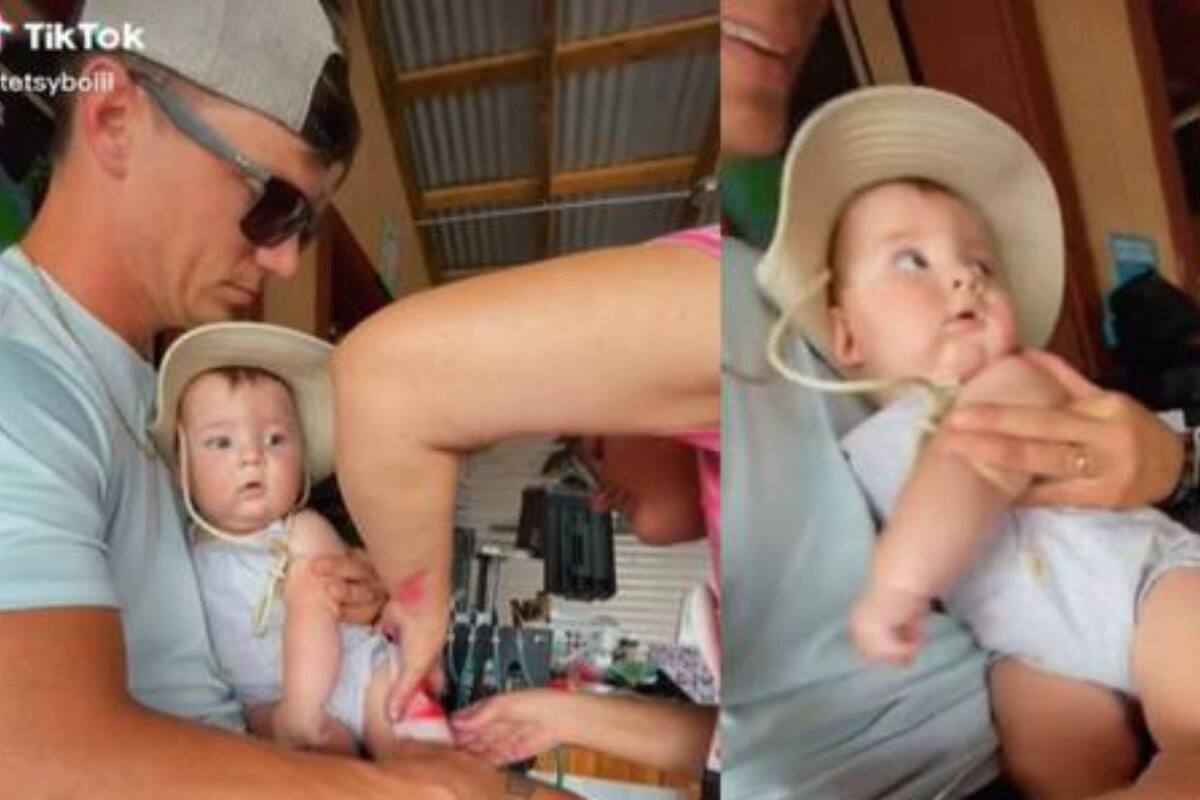 Las redes se indignan luego de que padres "tatuaron" a su bebé