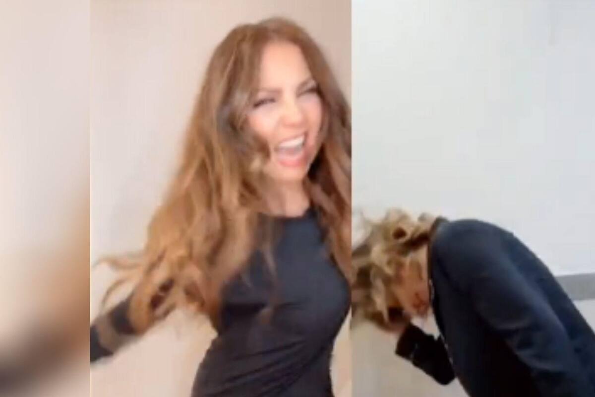 Thalía e Itatí Cantoral recrean pelea de las niñas del pastel