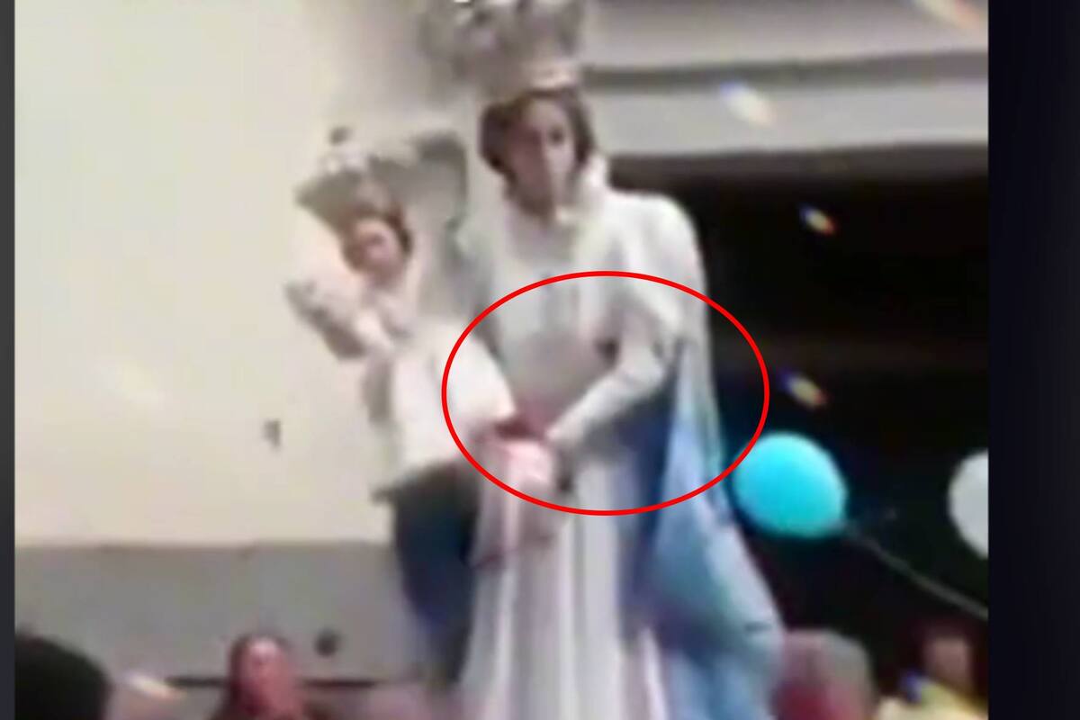 VIDEO: Captan a una estatua de la virgen María moviéndose