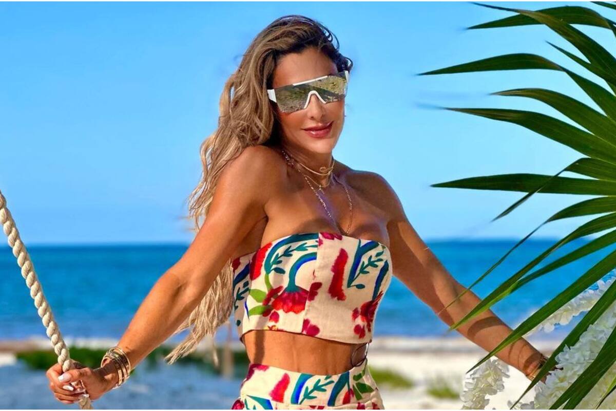 Ninel Conde cautiva con su cinturita a través de Instagram