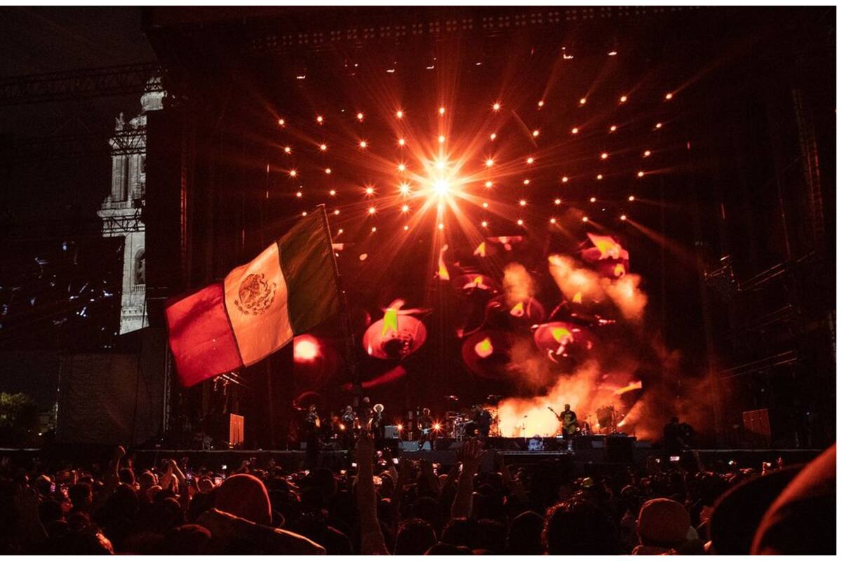 Los Fabulosos Cadillacs rompen récord en el Zócalo de CDMX con casi 300 mil personas