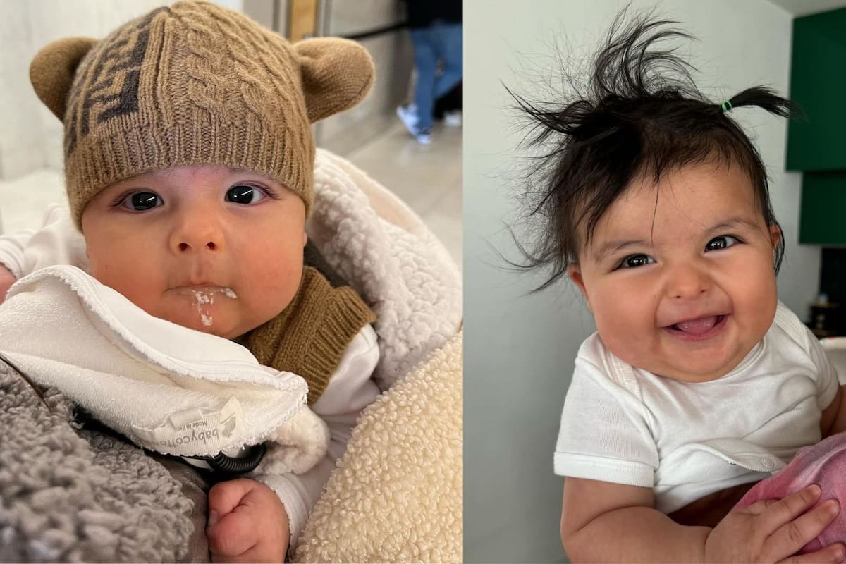 Christian Nodal y Cazzu comparten fotos de su hija por primera vez