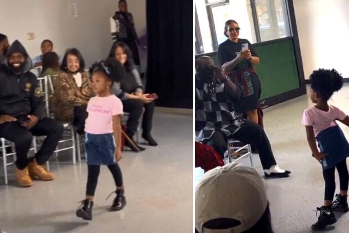 VIDEO VIRAL: Niña cautiva con su seguridad en casting de modelaje