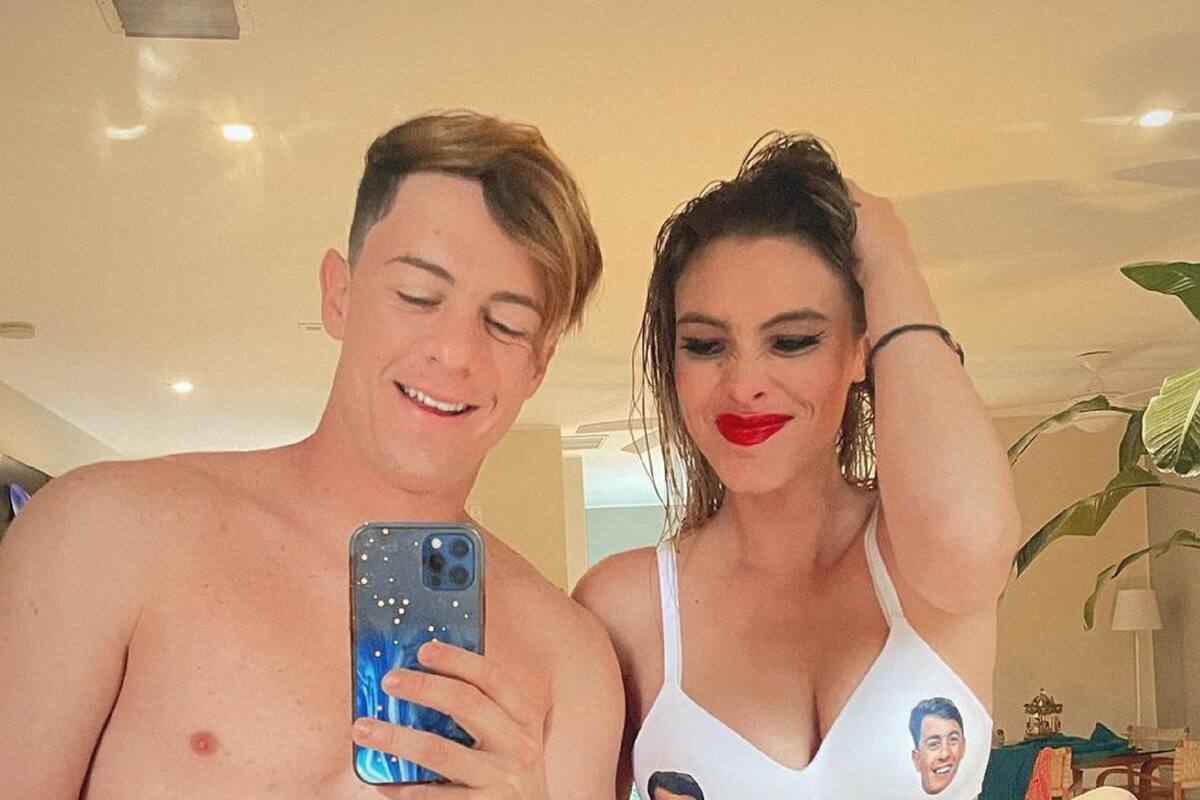 Lele Pons y Guaynaa elevan la temperatura al posar con poca ropa en su luna de miel