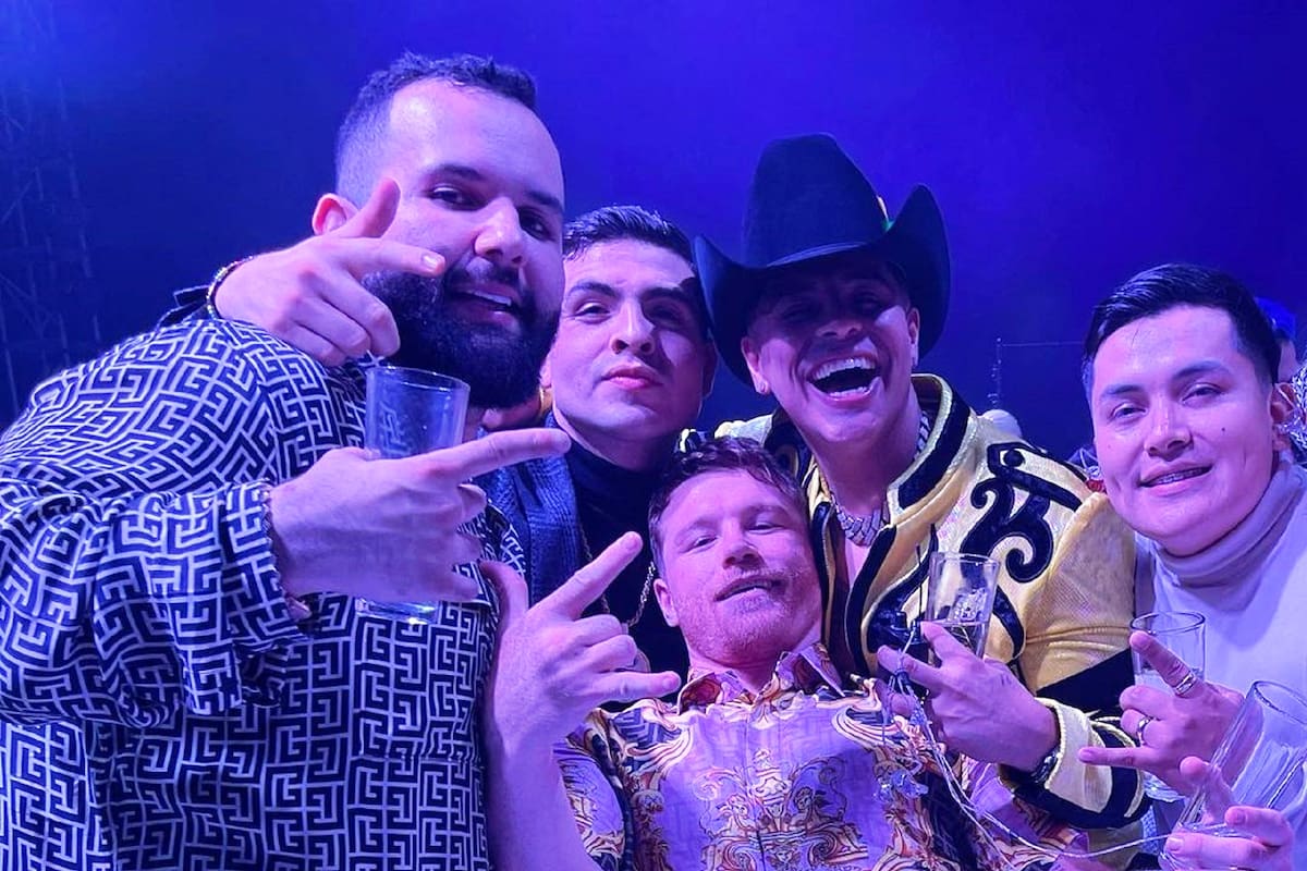 Aseguran que "El Canelo" corrió a Grupo Firme y a Carin León de la quinceañera de su hija