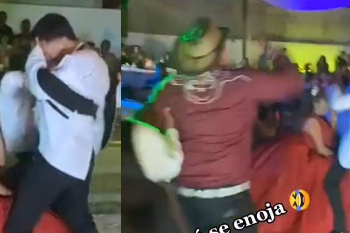 Padre se enoja con los chambelanes de su hija por el baile que le hicieron