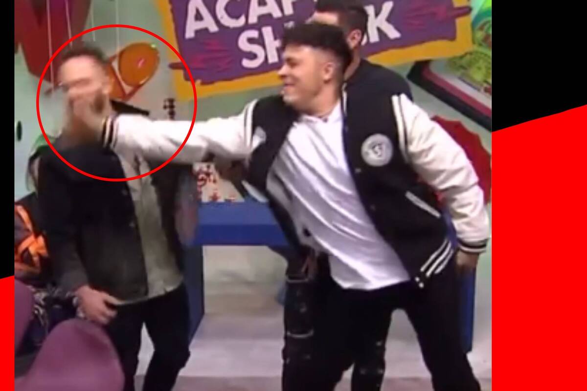 Jawy Méndez cacheteó a Andrés Cervantes en "Acapulco Shock"