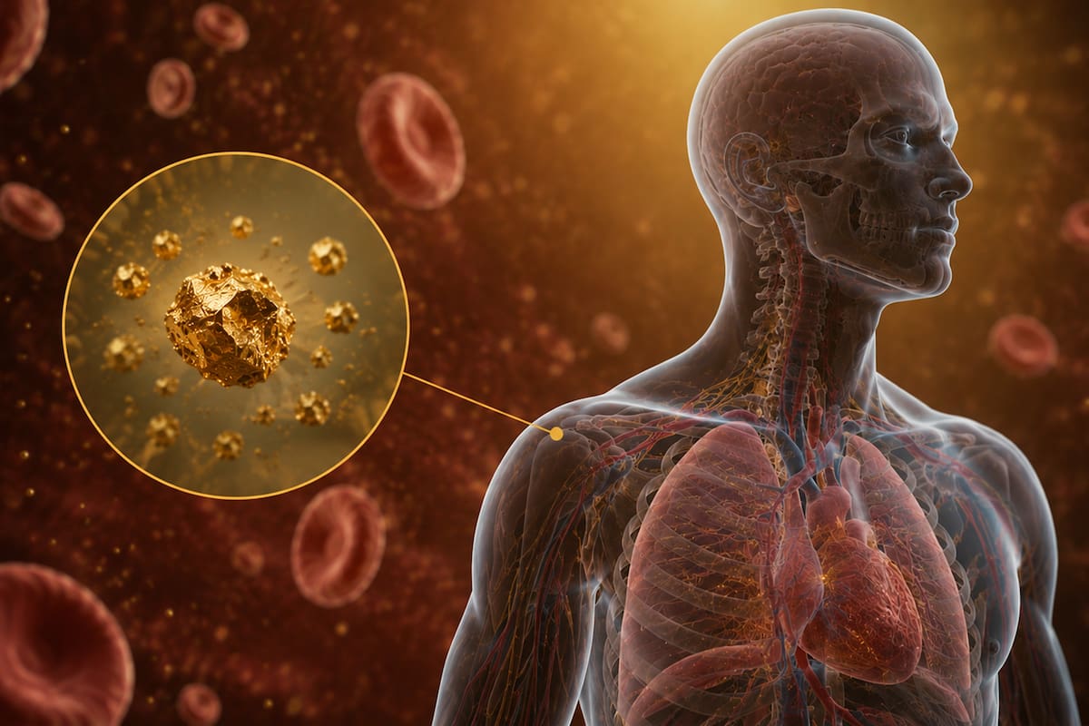 ¿Sabías que en el cuerpo humano hay alrededor de 0,2 miligramos de oro?